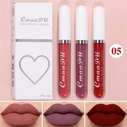 6 Colors/Set Fashion Matte Lip Gloss Sets Natural Moisturize Waterproof Lasting Velvet Sexy Red Liquid Lipstick Beauty Cosmetic