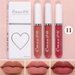 6 Colors/Set Fashion Matte Lip Gloss Sets Natural Moisturize Waterproof Lasting Velvet Sexy Red Liquid Lipstick Beauty Cosmetic