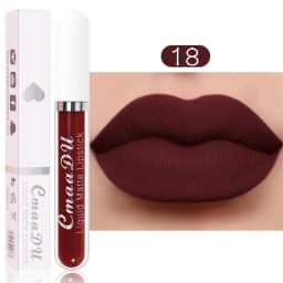 6 Colors/Set Fashion Matte Lip Gloss Sets Natural Moisturize Waterproof Lasting Velvet Sexy Red Liquid Lipstick Beauty Cosmetic