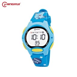 Children Watches Cute Pink Digital Kids Watch For Boys Girls 30M Waterproof Purple Student Electronic LED Wristwatch Gifts