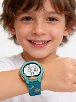 Children Watches Cute Pink Digital Kids Watch For Boys Girls 30M Waterproof Purple Student Electronic LED Wristwatch Gifts