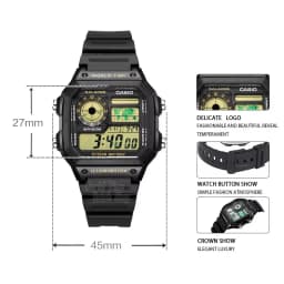 Casio Watch Youth Men's Outdoor Sports Watch Relogio Masculino AE-1200WH-1B