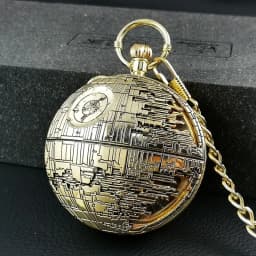 Anime Death Star Music Pocket Watch Music Box Retro Toys