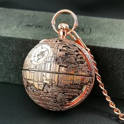 Anime Death Star Music Pocket Watch Music Box Retro Toys