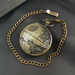 Anime Death Star Music Pocket Watch Music Box Retro Toys