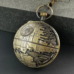 Anime Death Star Music Pocket Watch Music Box Retro Toys