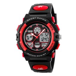 SKMEI Back Light Dual Time Display Sports Kids Watches Children Military 5Bar Waterproof Chrono Alarm Wristwatch For Boys Girls