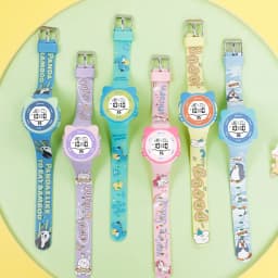 Children Watch Girls Cute Cartoon Electronic Watches Waterproof Alarm Clock Multi Functional Boys Student Wristwatch