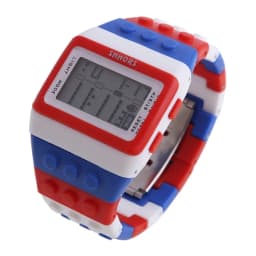 Hot Children's Watches Digital LED Chic Unisex Colorful Constructor Blocks Sports relogio masculino Wrist Women Watch Kids Gifts