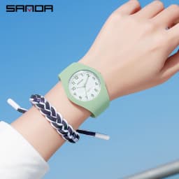 SANDA Brand Children's Watches Fashion Kids Silicone Waterproof Quartz Wristwatch Boys Sport Watches For Girls Gift Clock 2023