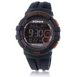 XONIX Boys Girls Sports Watches Waterproof 100m Multifunction World Time Led Light Swim Climb Outdoor Watch Children Wristwatch
