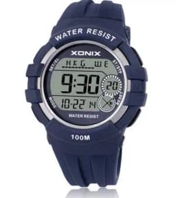 XONIX Boys Girls Sports Watches Waterproof 100m Multifunction World Time Led Light Swim Climb Outdoor Watch Children Wristwatch
