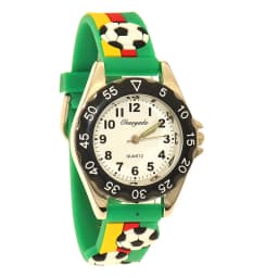 New Children's Boys 3D Cool Football Silicone Strap Watches Students Kids Sports Waterproof Quartz Watch Christmas Gifts
