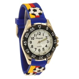 New Children's Boys 3D Cool Football Silicone Strap Watches Students Kids Sports Waterproof Quartz Watch Christmas Gifts