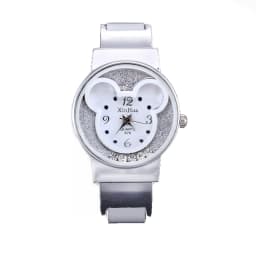 Children's Quartz Watch For Mickey Mouse Cartoon Stainless Steel Bracelet Kids Student Boy Girl Cute Wristwatches Clock Gift