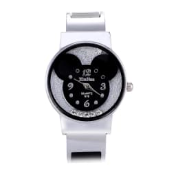 Children's Quartz Watch For Mickey Mouse Cartoon Stainless Steel Bracelet Kids Student Boy Girl Cute Wristwatches Clock Gift