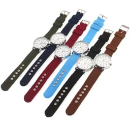 Chaoyada Children Boys Girls 24 Hours Wristwatch Canvas Quartz Wristwatches Kids Students Military Watches Kids Watch Boy