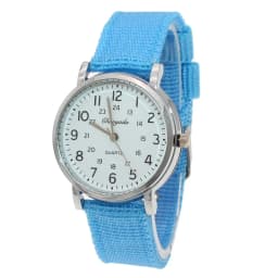 Chaoyada Children Boys Girls 24 Hours Wristwatch Canvas Quartz Wristwatches Kids Students Military Watches Kids Watch Boy
