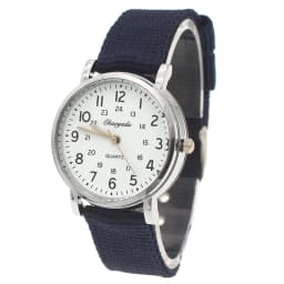 Chaoyada Children Boys Girls 24 Hours Wristwatch Canvas Quartz Wristwatches Kids Students Military Watches Kids Watch Boy