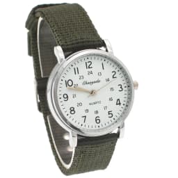 Chaoyada Children Boys Girls 24 Hours Wristwatch Canvas Quartz Wristwatches Kids Students Military Watches Kids Watch Boy