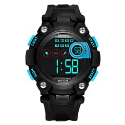 UTHAI Men's Electronic Watch High School Student Sports Watches Waterproof LED Alarm Clock Calendar Kids Digit Smart Wristwatch