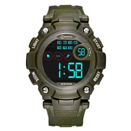 UTHAI Men's Electronic Watch High School Student Sports Watches Waterproof LED Alarm Clock Calendar Kids Digit Smart Wristwatch