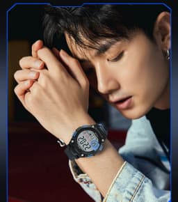 UTHAI Men's Electronic Watch High School Student Sports Watches Waterproof LED Alarm Clock Calendar Kids Digit Smart Wristwatch