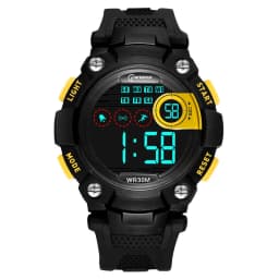 UTHAI Men's Electronic Watch High School Student Sports Watches Waterproof LED Alarm Clock Calendar Kids Digit Smart Wristwatch