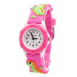 Cute 3D Dinosaur Cartoon Kids Watch Rubber Strap Boys Girls Silicone Quartz Wristwatch Child Brand Timepiece