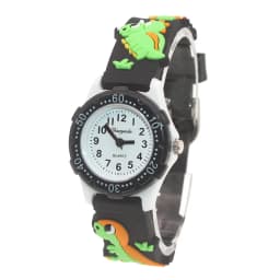 Cute 3D Dinosaur Cartoon Kids Watch Rubber Strap Boys Girls Silicone Quartz Wristwatch Child Brand Timepiece