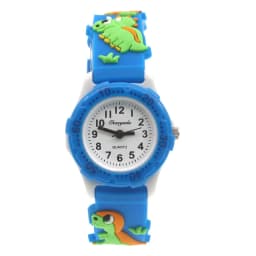 Cute 3D Dinosaur Cartoon Kids Watch Rubber Strap Boys Girls Silicone Quartz Wristwatch Child Brand Timepiece