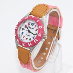 Chaoyada Children Boys Girls 24hours Canvas Quartz Wristwatches Kids Students Military Waterproof Watches
