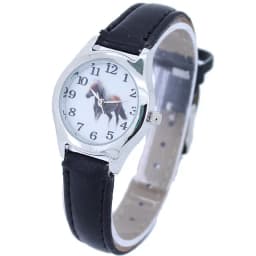 Cute Girl Ladies Watch Kids Watches Horse Leather Quartz Student Kids Animal Cartoon Children Wristwatch Gifts