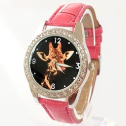 Top Brand Kids Children Fashion Watches Quartz Leather Strap Wrist Watch Boys Girls Watches Cartoon Watches Horse Dial