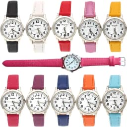 Fashion Brand Children Watches Girls Daily Waterproof Leather Cartoon Watch For Girls Students Electronic Quartz Wristwatches