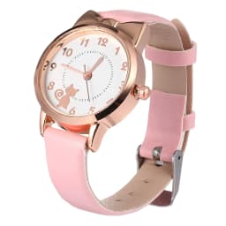 Childs Wrist Watch Kids Quartz Watch With Leather Strap Children's Watches Digital Cartoon Kids Modern Child's For Girls Dainty