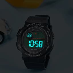OHSEN Kids Sport Watches 30M Waterproof Pink Silicone Electronic Wristwatch Stopwatch Children Digital Watch For Boys Girls
