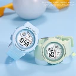 OHSEN Kids Sport Watches 30M Waterproof Pink Silicone Electronic Wristwatch Stopwatch Children Digital Watch For Boys Girls