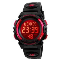 SKMEI 1266 Children's Watches for Boy Girl Color LED Display Digital Alarm Clock Waterproof Sports Kids Wristwatches 1548 Reloj