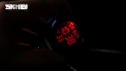 SKMEI 1266 Children's Watches for Boy Girl Color LED Display Digital Alarm Clock Waterproof Sports Kids Wristwatches 1548 Reloj