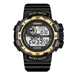COOBOS Children Digital Watch Fashion LED Sports Watch for Men Kids 30M Waterproof Military Watch Army Electronic Wristwatches