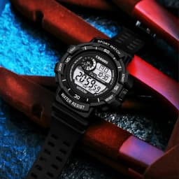 COOBOS Children Digital Watch Fashion LED Sports Watch for Men Kids 30M Waterproof Military Watch Army Electronic Wristwatches