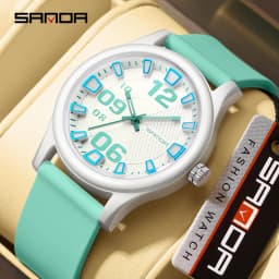 SANDA 3252 Fashion and Simple Student Quartz Watch, Popular Style, Waterproof, Suitable for Sports and Life, is a Gift for Frien