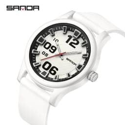 SANDA 3252 Fashion and Simple Student Quartz Watch, Popular Style, Waterproof, Suitable for Sports and Life, is a Gift for Frien