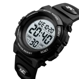 SKMEI 1266 Boys Girls Watch Alarm Clock 5Bar Waterproof Kids Wristwatches LED light Display Digital Children's Watches