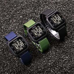 Outdoor Sports Kids Watches Multifunctional Alarm Clock Boys Digital Wristwatches Waterproof Luminous Military Electronic Watch