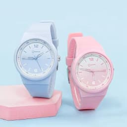 Pink Quartz Children Watches Silicone Strap Waterpoof Blue Analog Teenage Wriwtches for Girls Boys