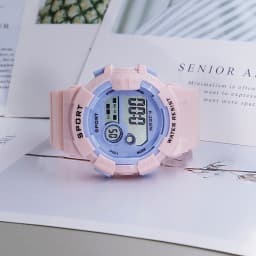 YIKAZE Kids Watches Fashion Luminous Waterproof Alarm Clock Watches Boys and Girls Student Smart Electronic Watch Gift