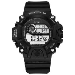 Men's Watch Fashion Sports Electronic Wristwatch Large Dial Multifunctional Waterproof Luminous Alarm Kids Male's Military Watch