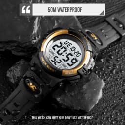 Skmei 1266 Timing Digital Children's Watch Boys and Girls' Alarm Clock 5Bar Waterproof Children's LED Watches 1258 1689 1999